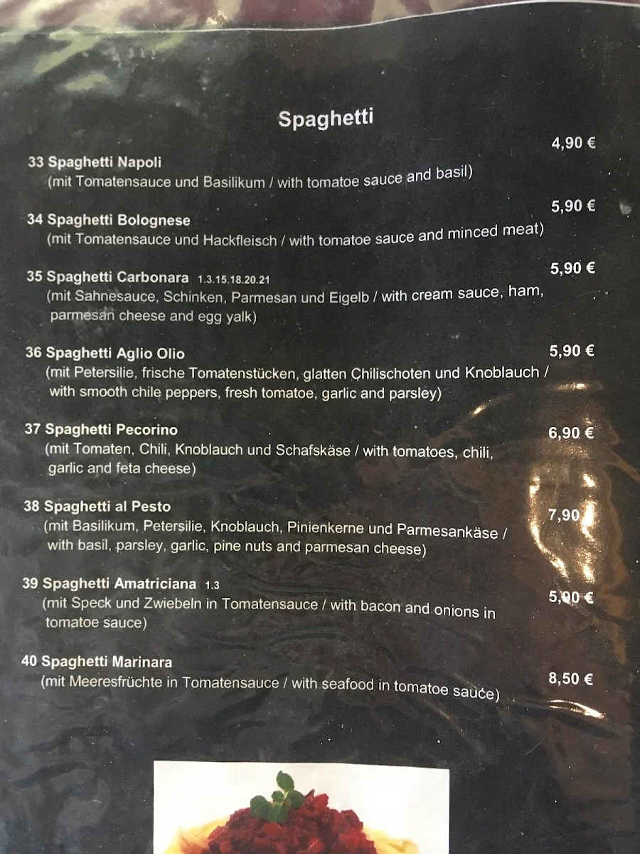 Speisekarte, Due Fratelli