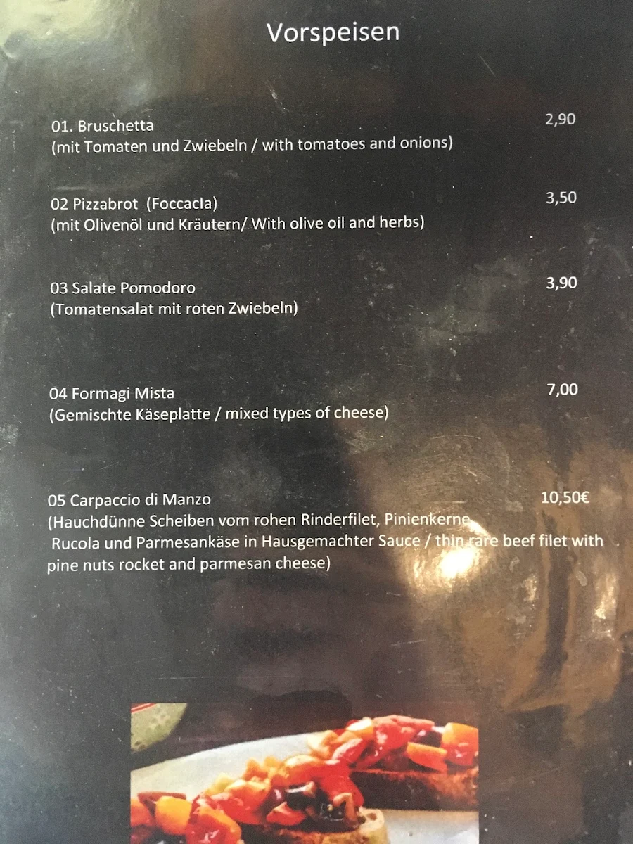 Speisekarte, Due Fratelli