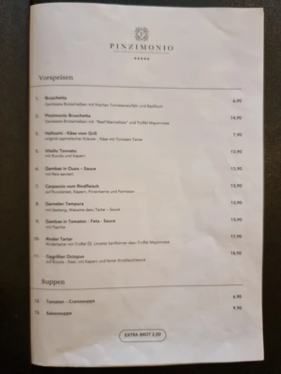 Speisekarte photo 2