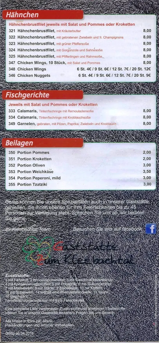 Speisekarte photo 4
