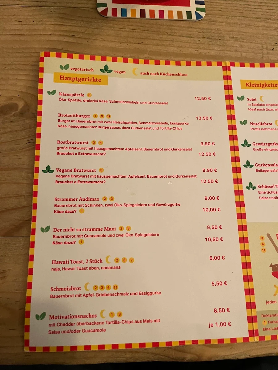 Speisekarte photo 2
