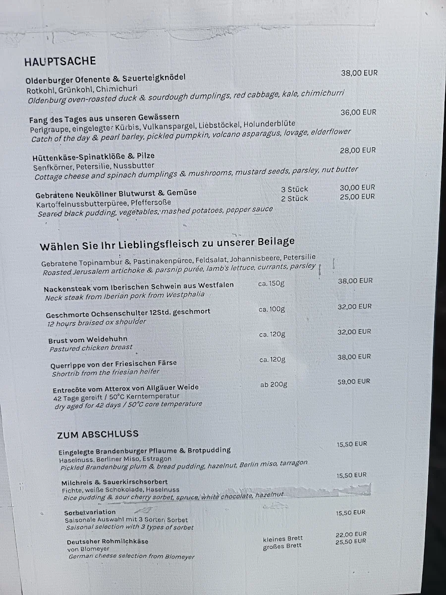 Speisekarte photo 1