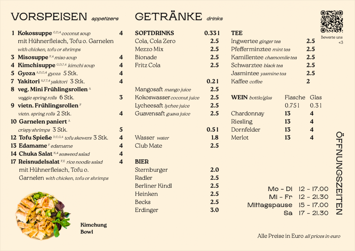 Speisekarte photo 2