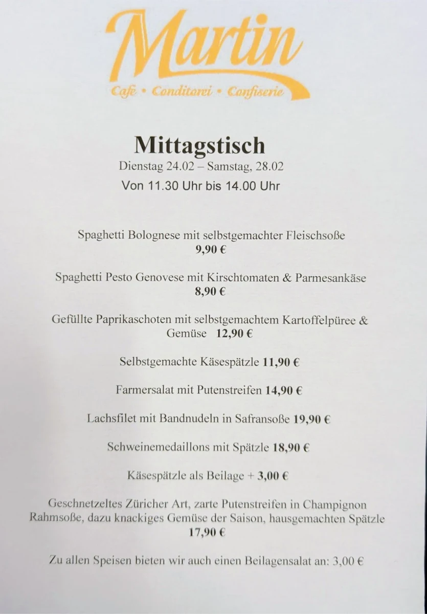 Speisekarte photo 1