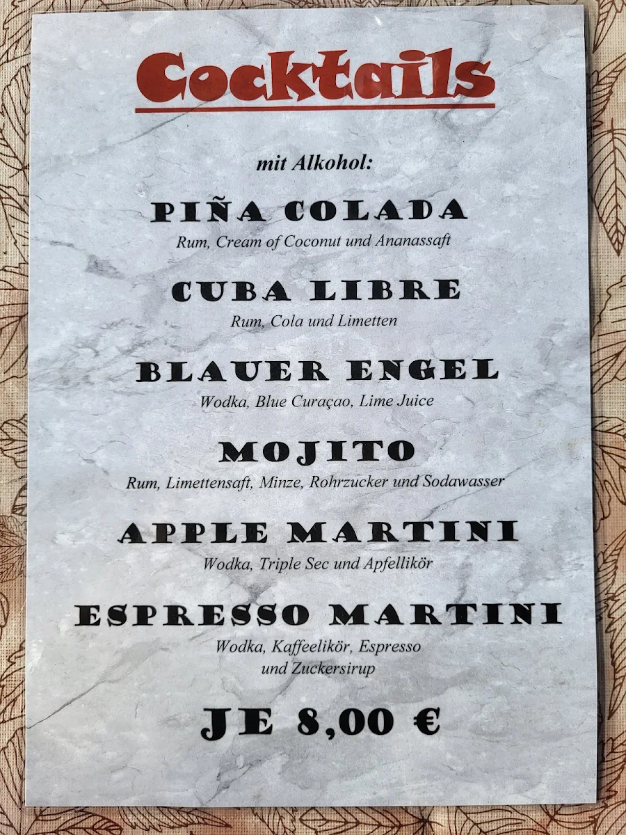 Speisekarte photo 5