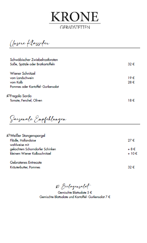 Speisekarte photo 3