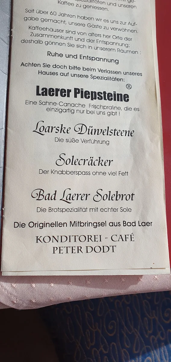 Speisekarte photo 2