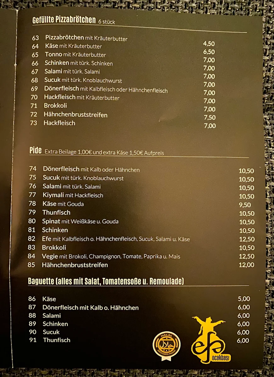 Speisekarte photo 2