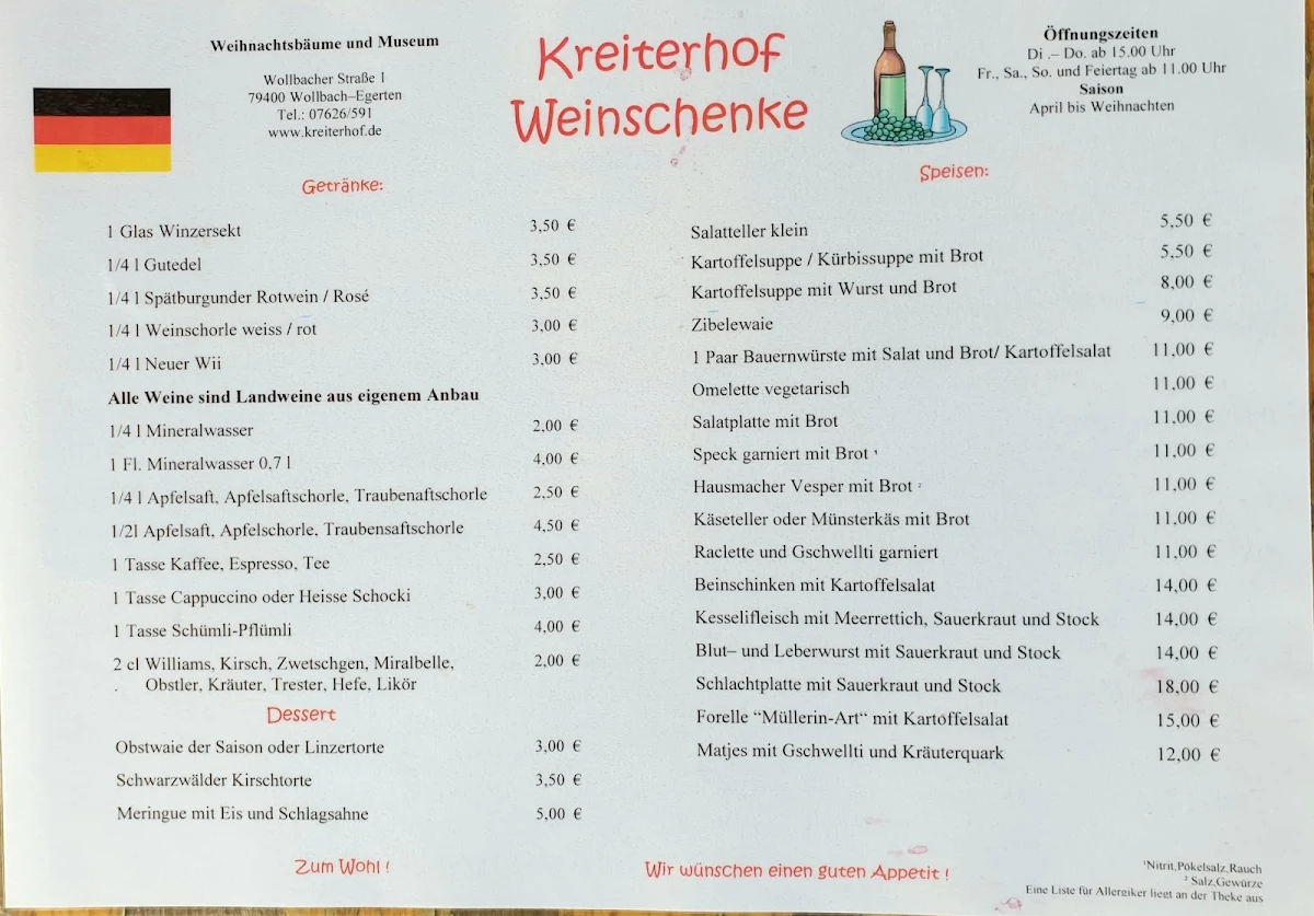 Speisekarte photo 2