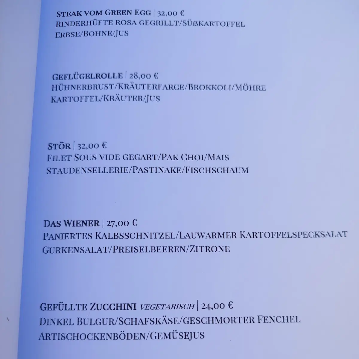 Speisekarte photo 6