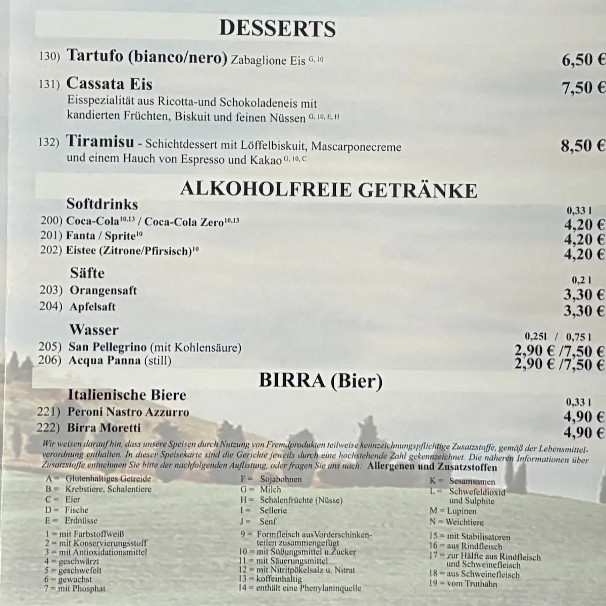 Speisekarte photo 1