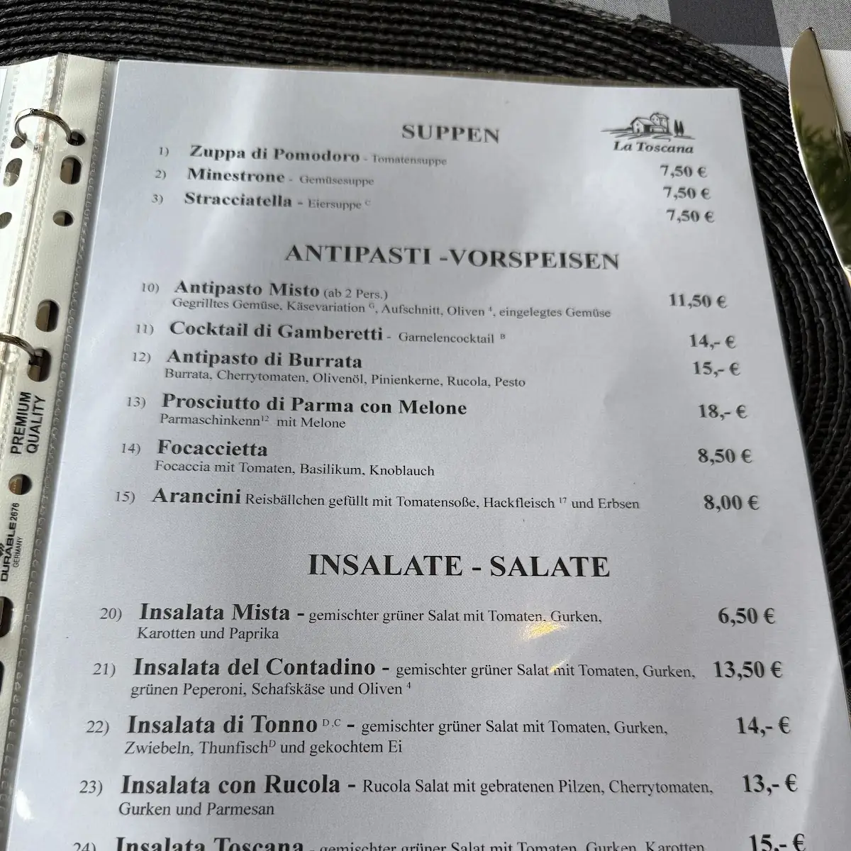 Speisekarte photo 5