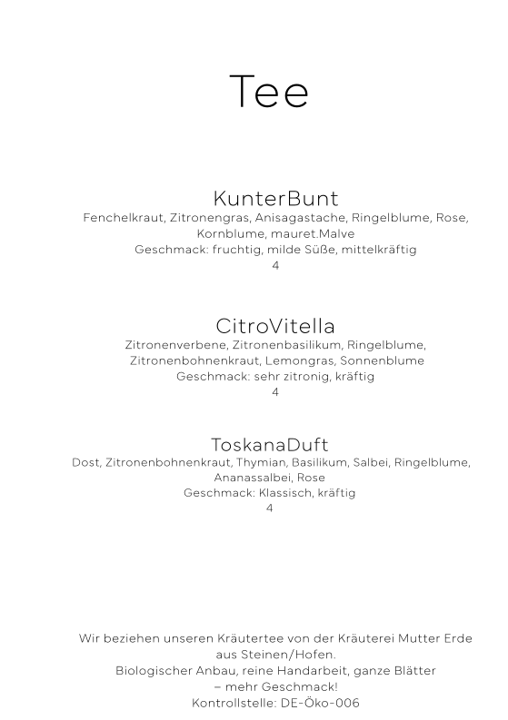 Speisekarte photo 1