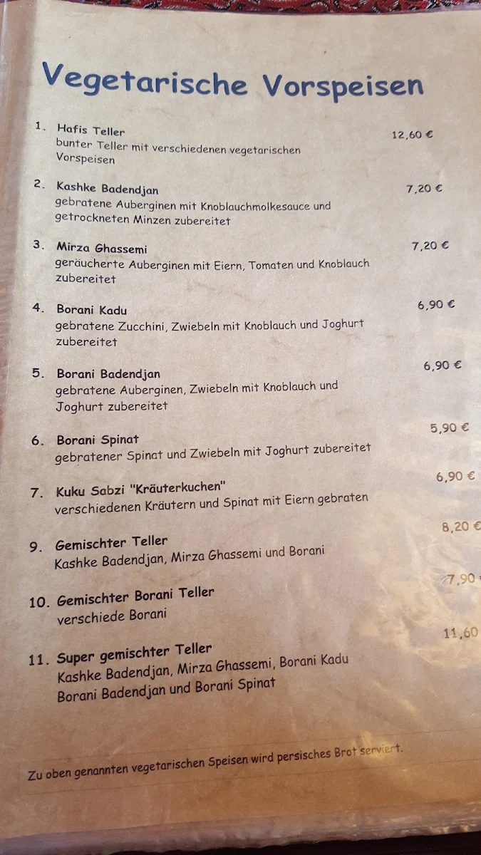 Speisekarte photo 5
