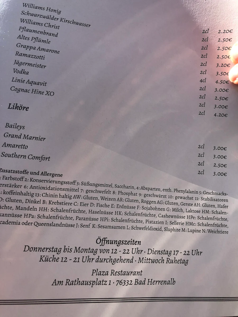 Speisekarte photo 1