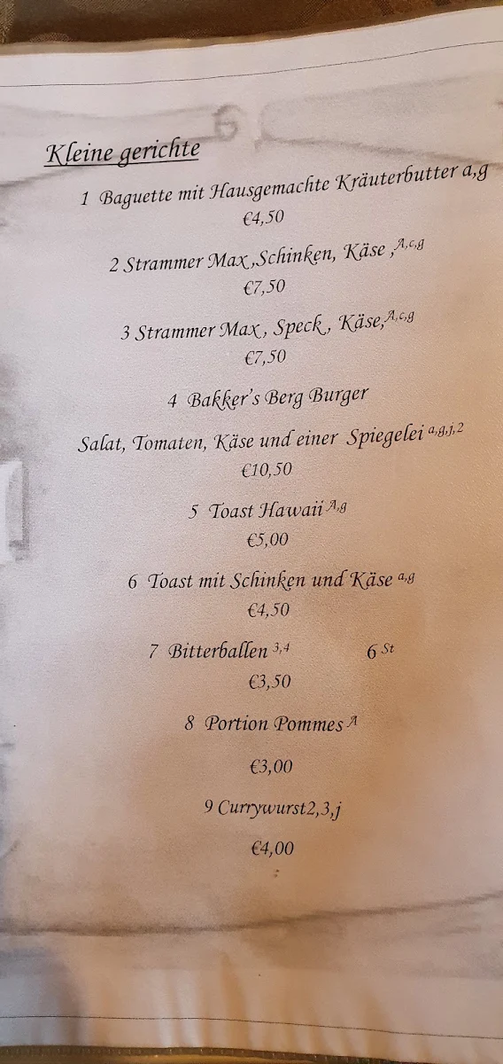 Speisekarte photo 1