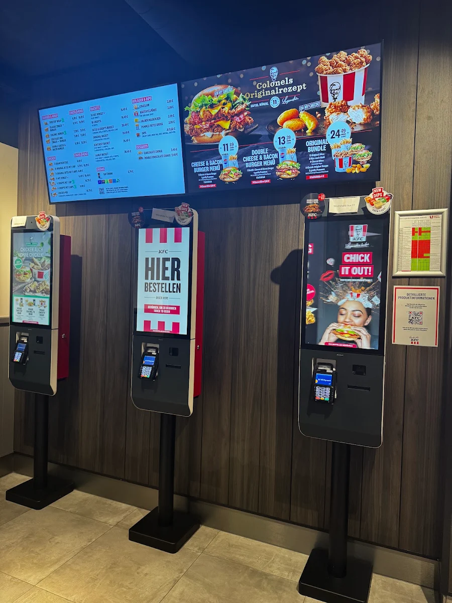 Speisekarte, Kentucky Fried Chicken