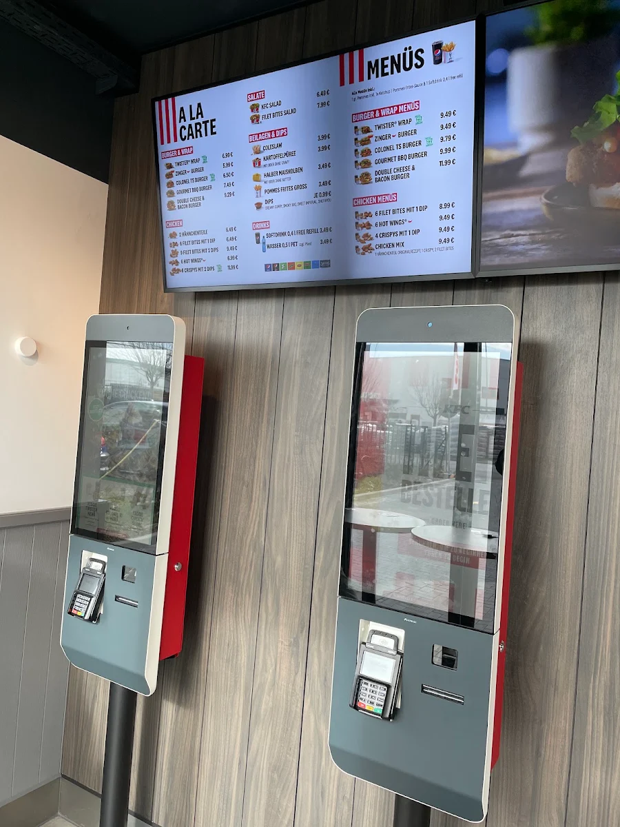 Speisekarte, Kentucky Fried Chicken