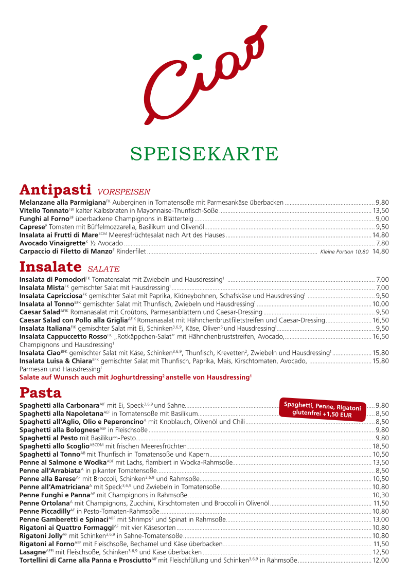 Speisekarte photo 2