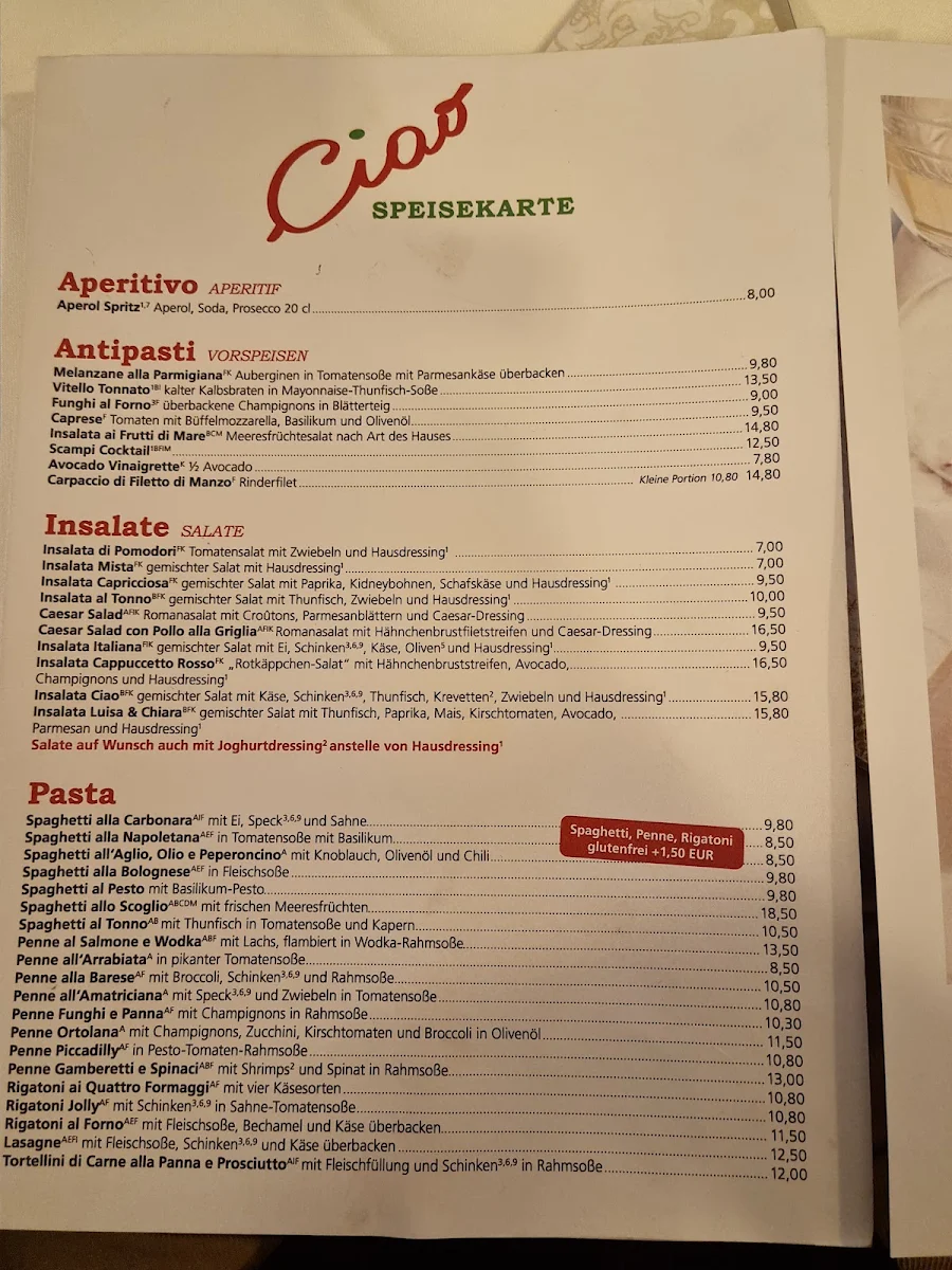 Speisekarte photo 5