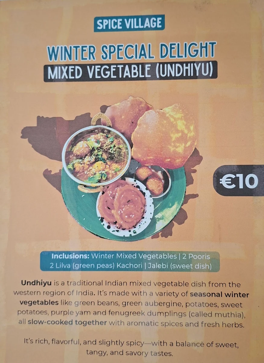 Speisekarte, Dosa and More