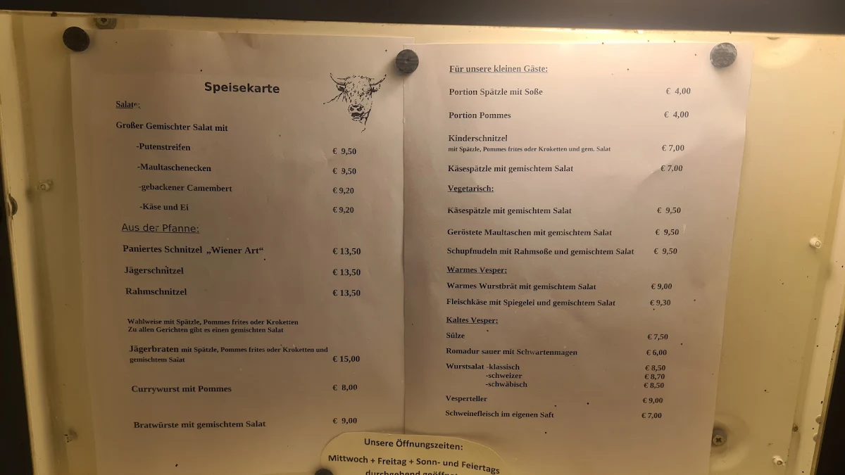 Speisekarte photo 2