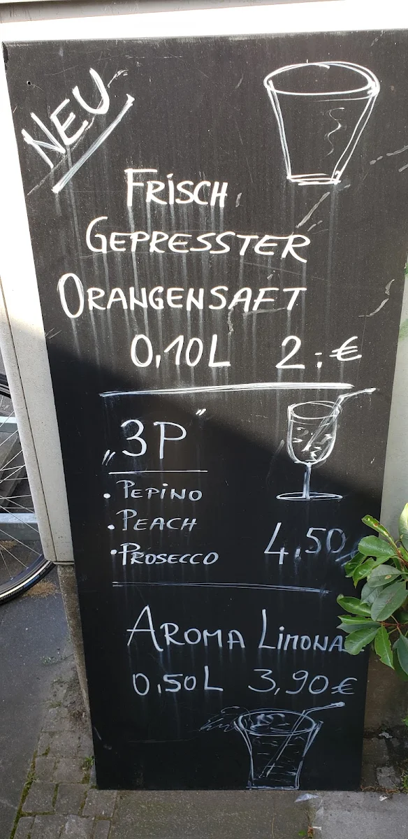 Speisekarte, aroma Café