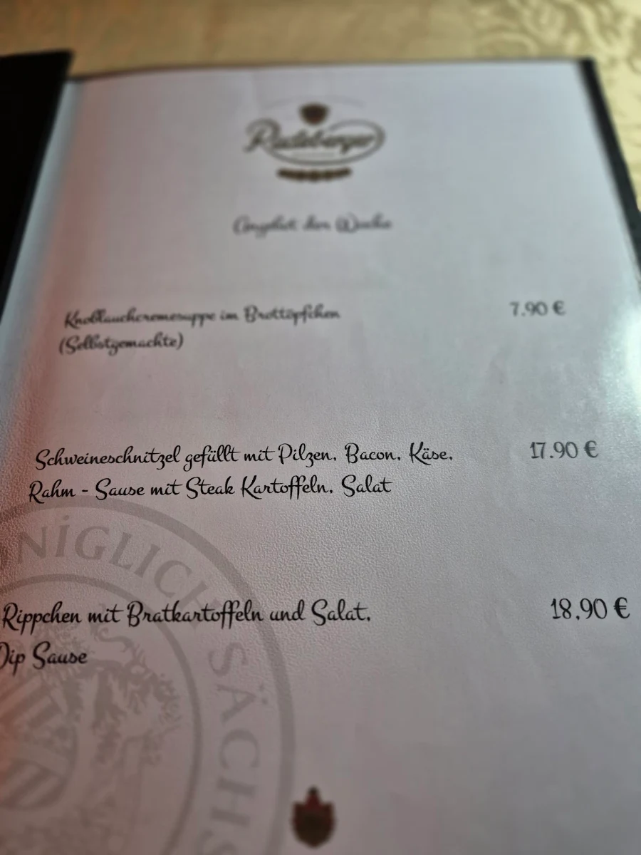 Speisekarte, Hungarica Exzellent