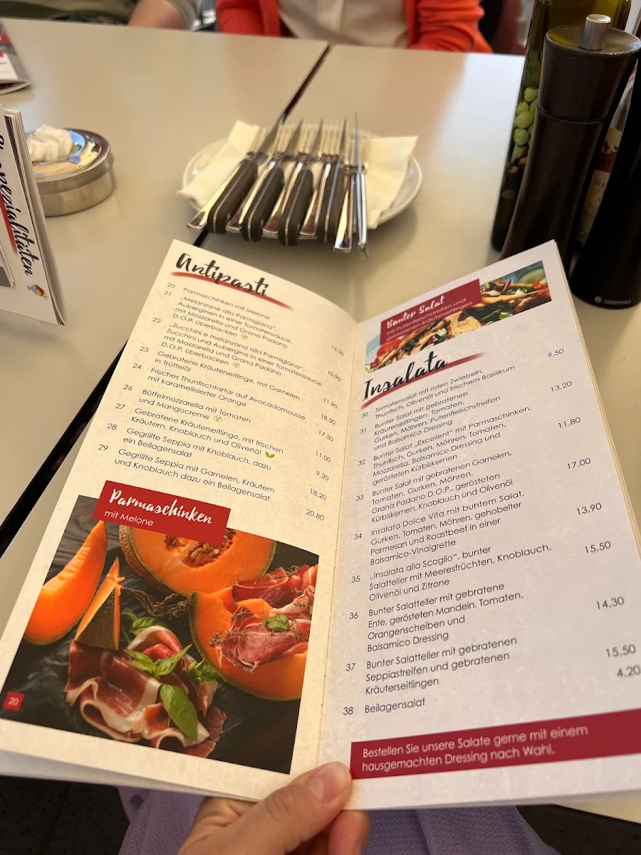 Speisekarte, Avanti