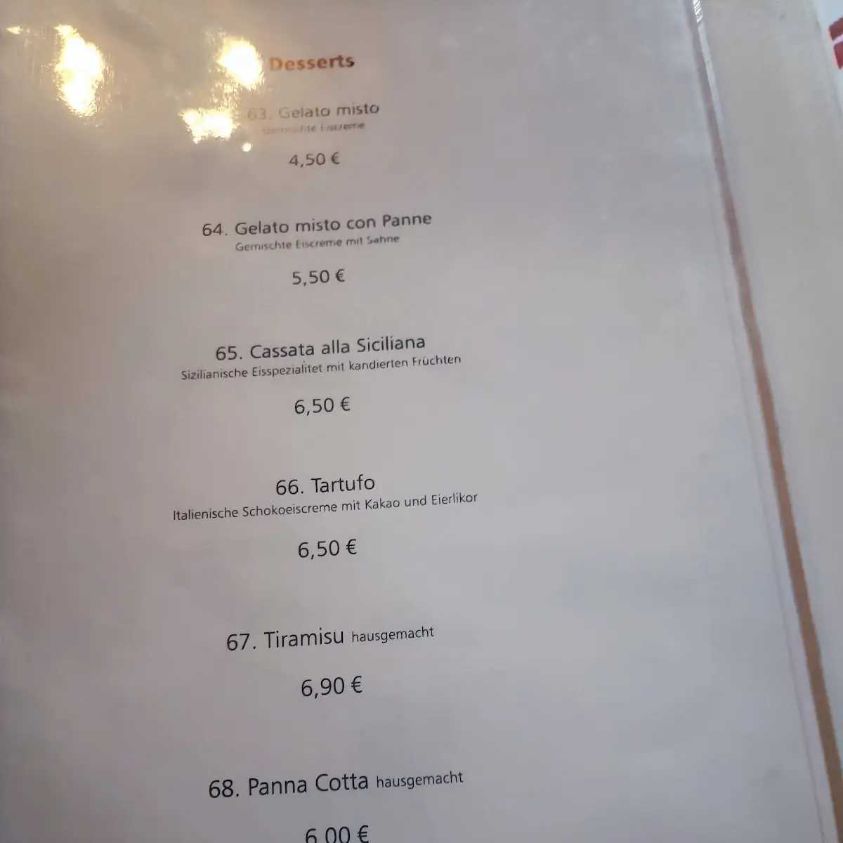 Speisekarte photo 9