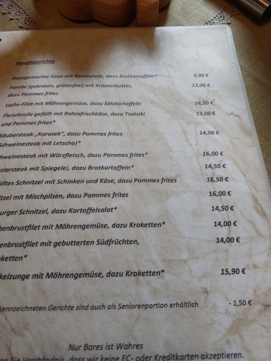 Speisekarte photo 3