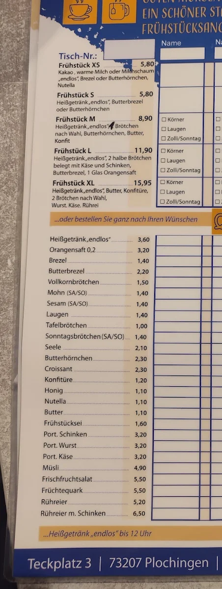 Speisekarte photo 5