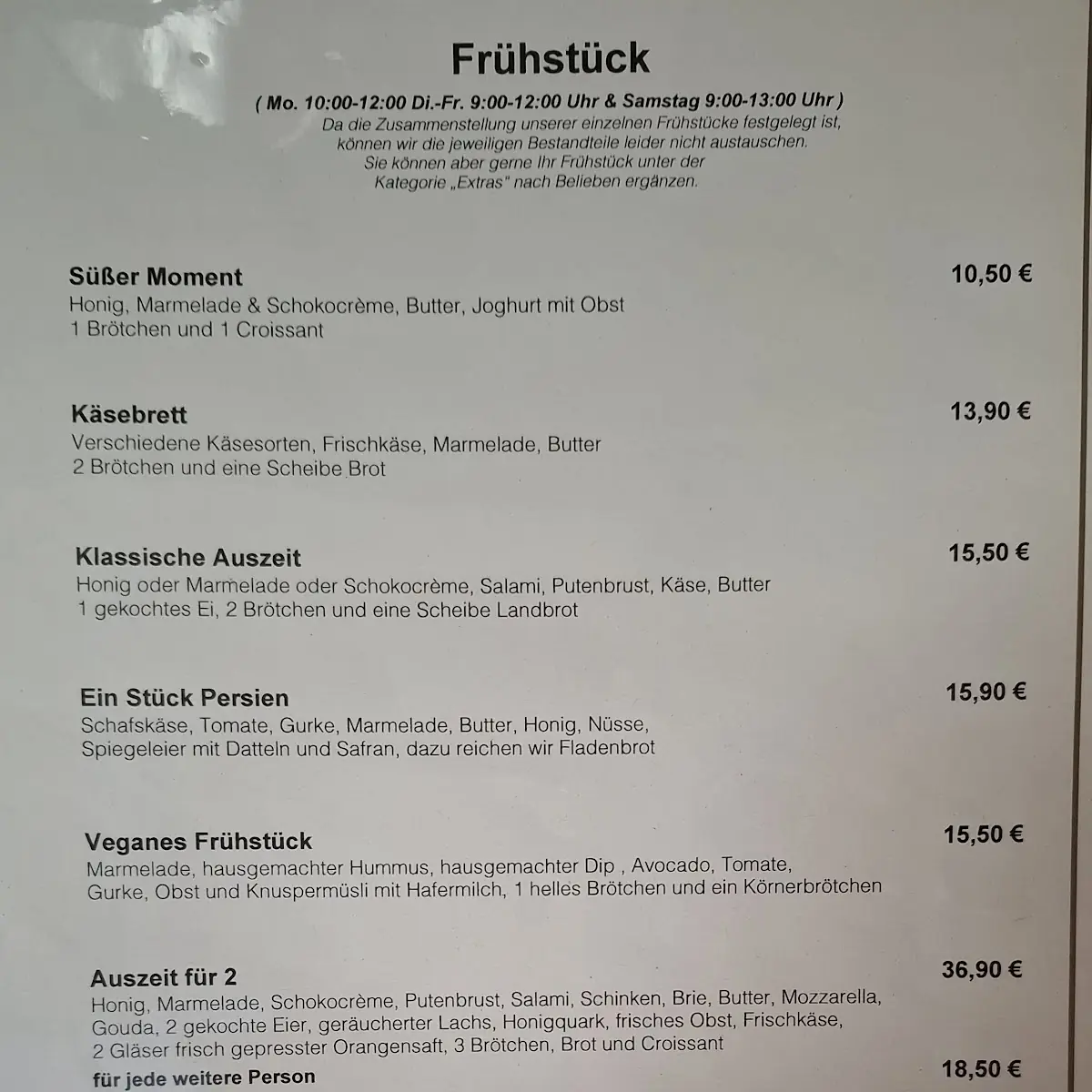 Speisekarte photo 1