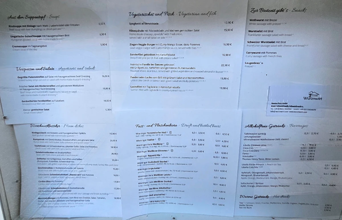 Speisekarte photo 10