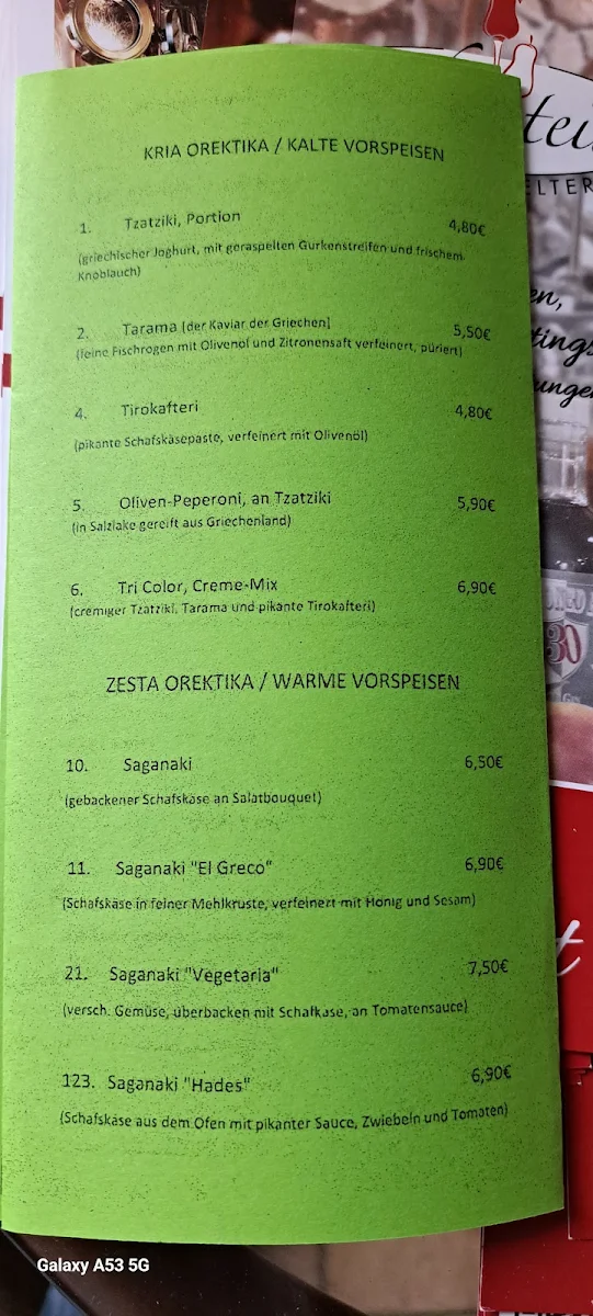 Speisekarte photo 3