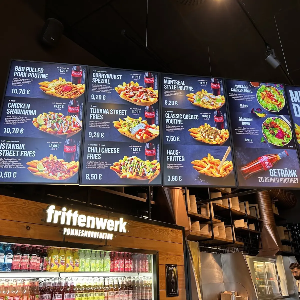 Speisekarte, Frittenwerk Ochtrup