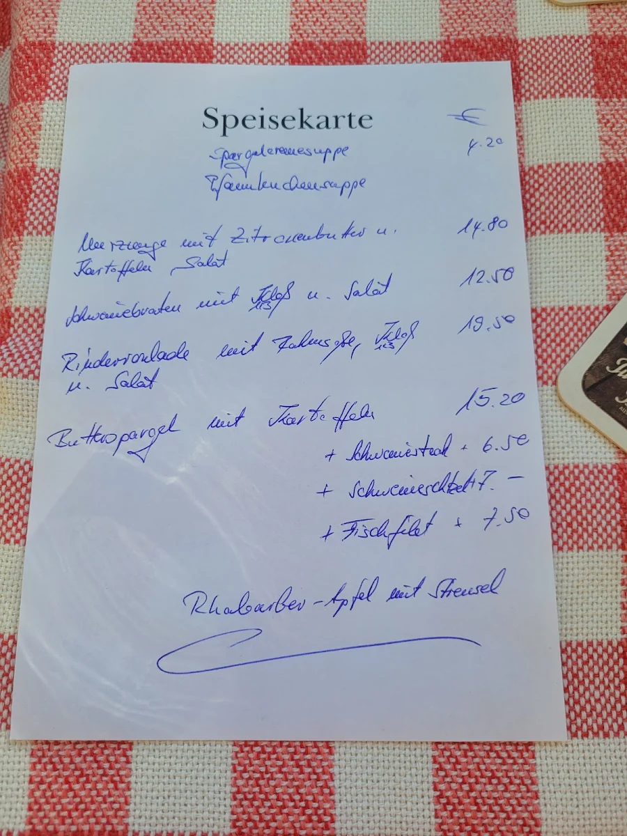 Speisekarte photo 1