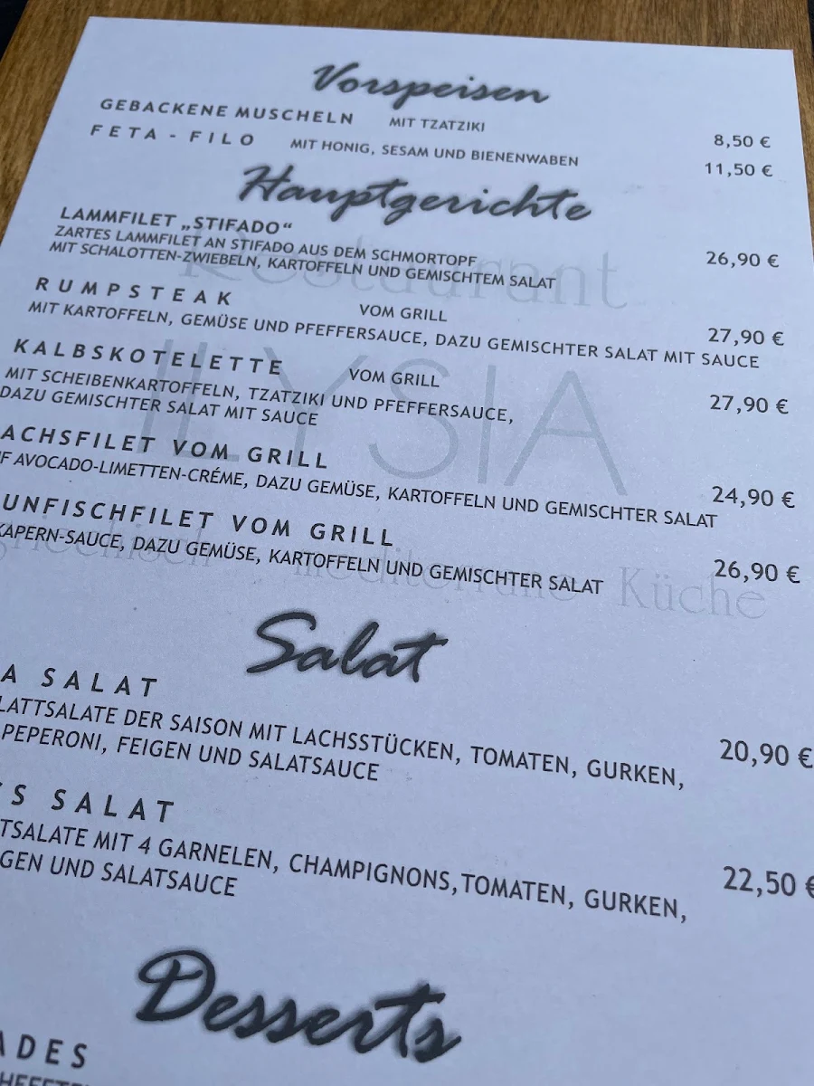 Speisekarte photo 3