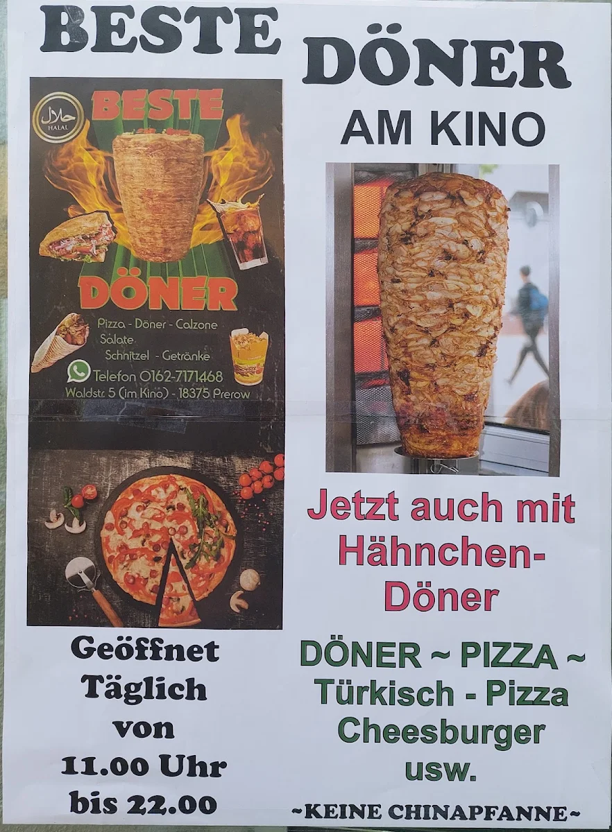 Speisekarte, Beste Döner