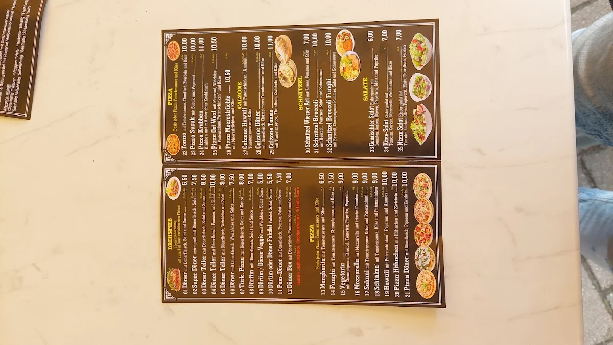 Speisekarte, Beste Döner