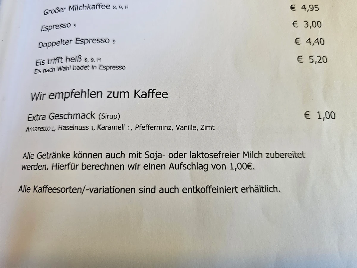 Speisekarte, Bäckerei Wippler GmbH