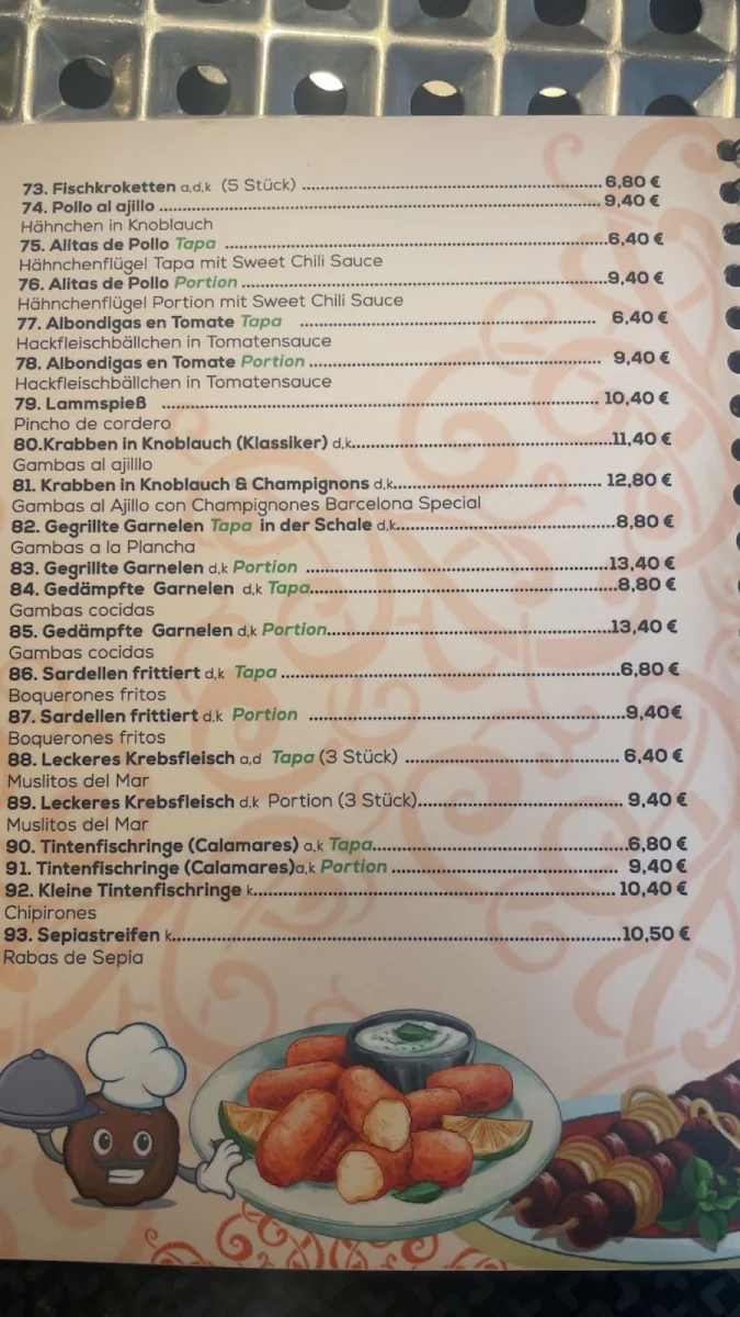 Speisekarte photo 2