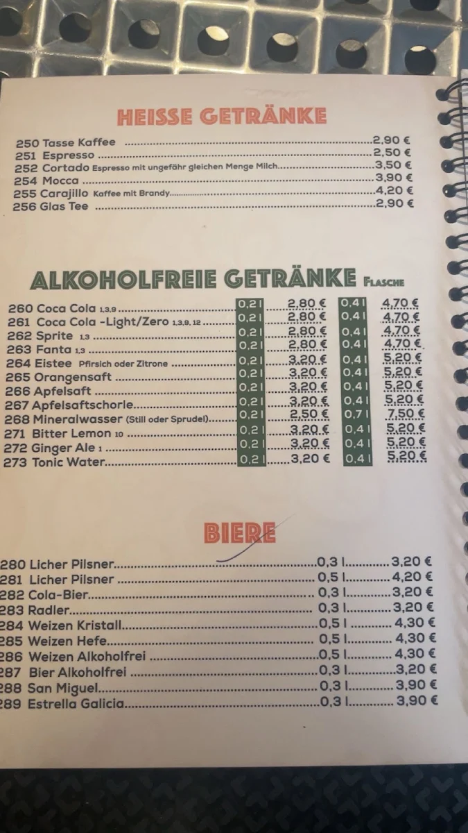 Speisekarte photo 5