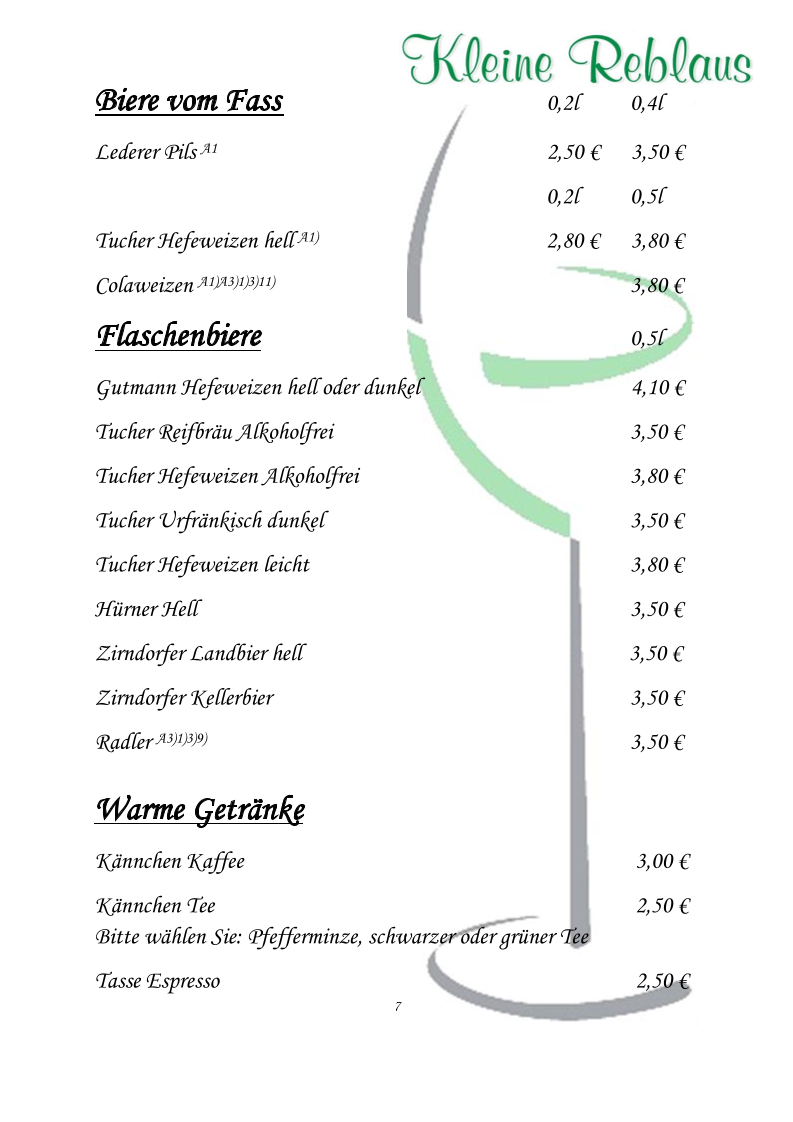 Speisekarte photo 5