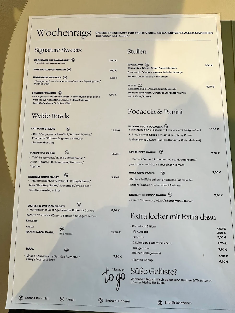 Speisekarte photo 3