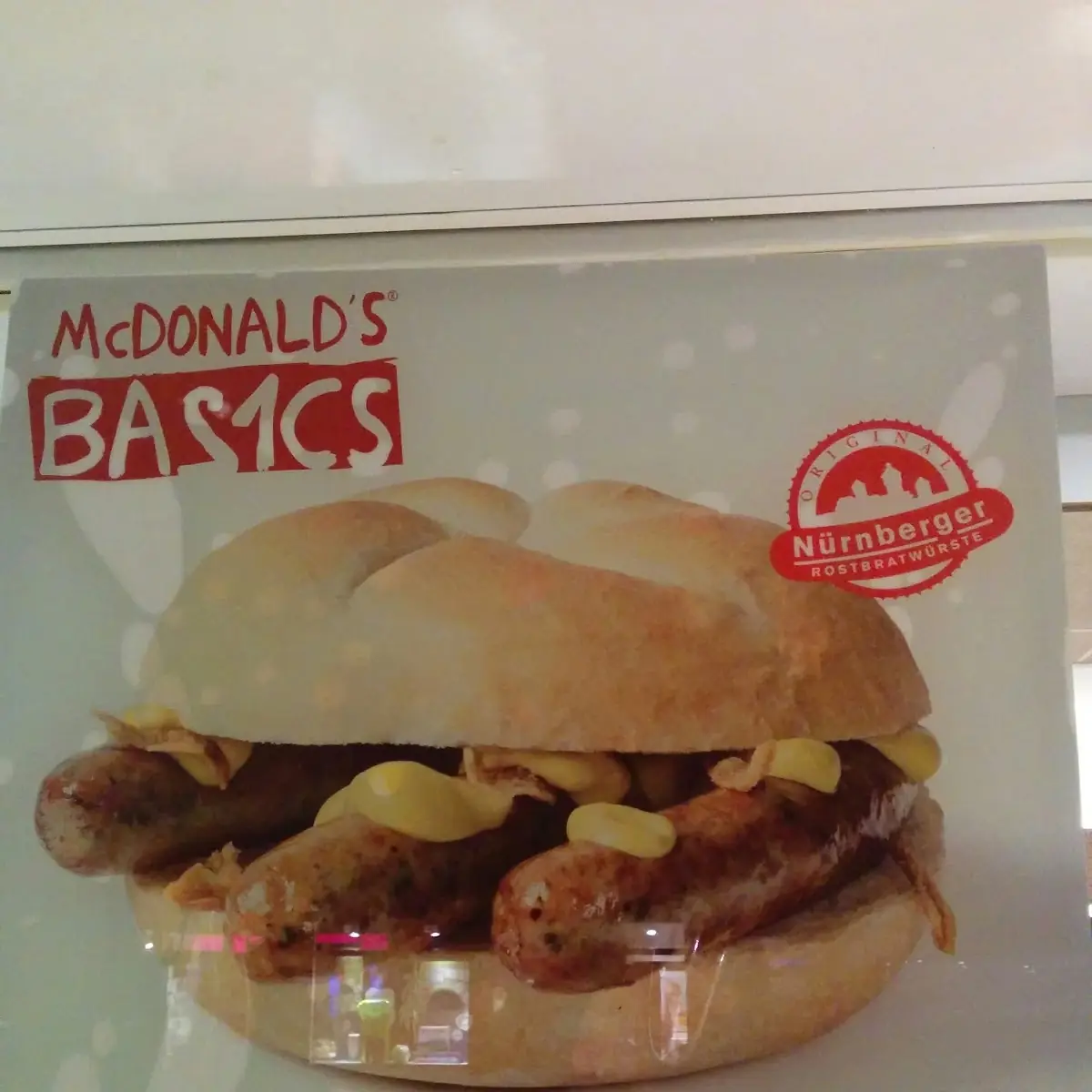 Speisekarte, McDonald's