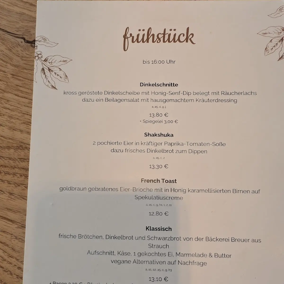 Speisekarte photo 3
