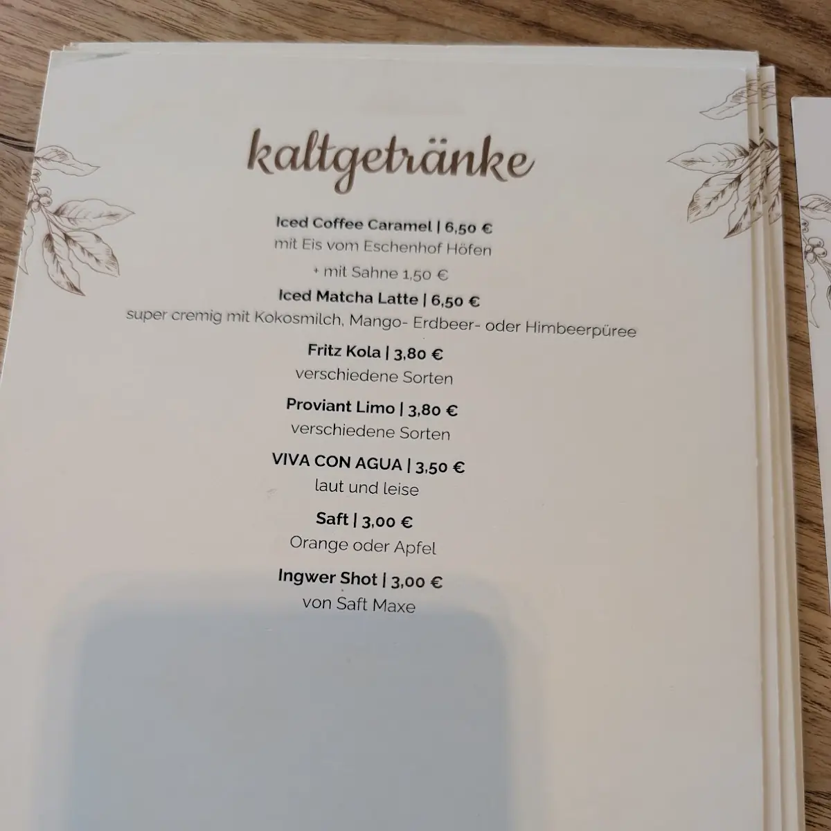 Speisekarte photo 6