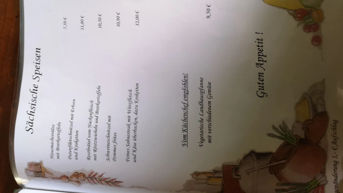 Speisekarte photo 3