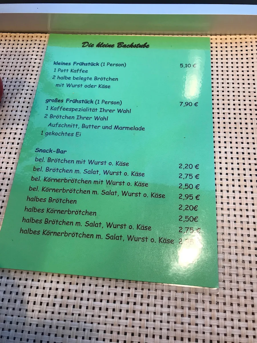 Die Kleine Backstube Titelbild